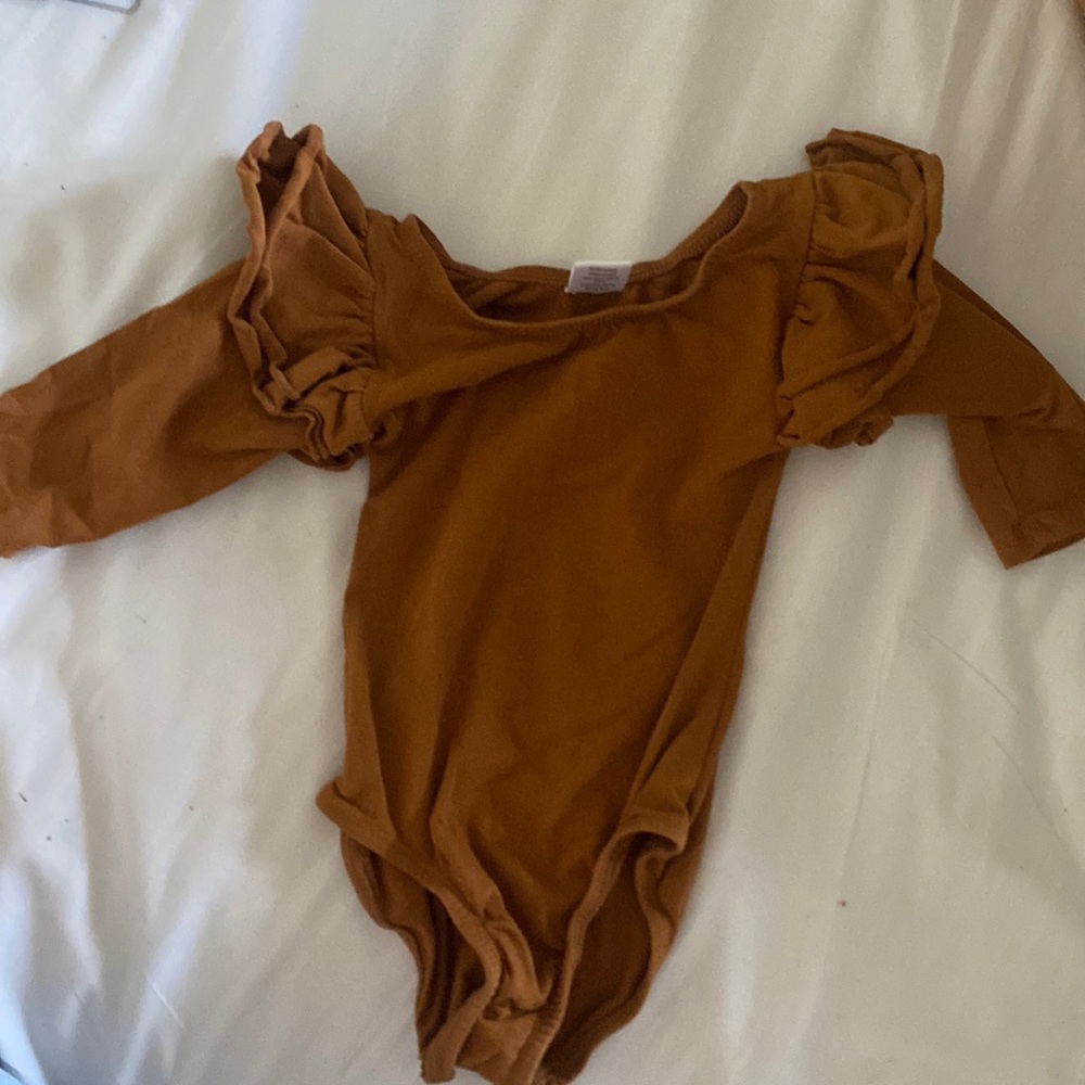 PAPPER apparel ruffled bodysuit